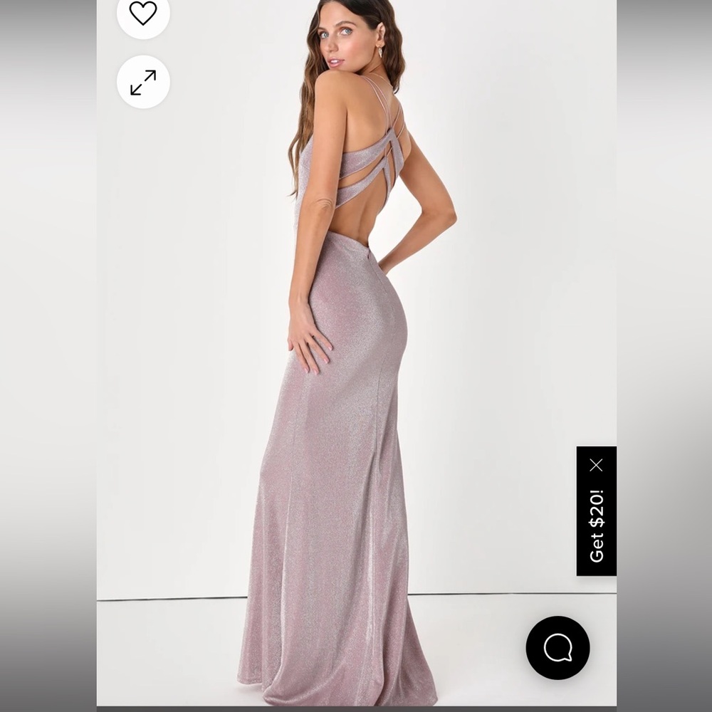 blush pink sparkly dress